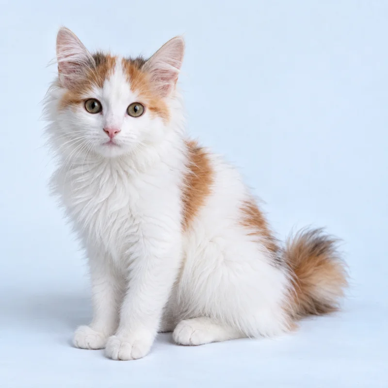 Filhote de Japanese Bobtail Longhair — imagem ilustrativa gerada por IA
