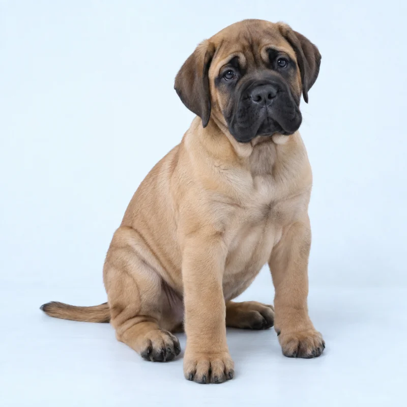 Filhote de Bullmastiff — imagem ilustrativa gerada por IA