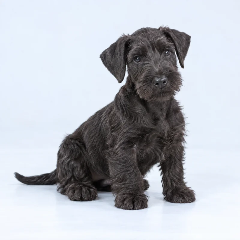 Filhote de Cesky Terrier — imagem ilustrativa gerada por IA
