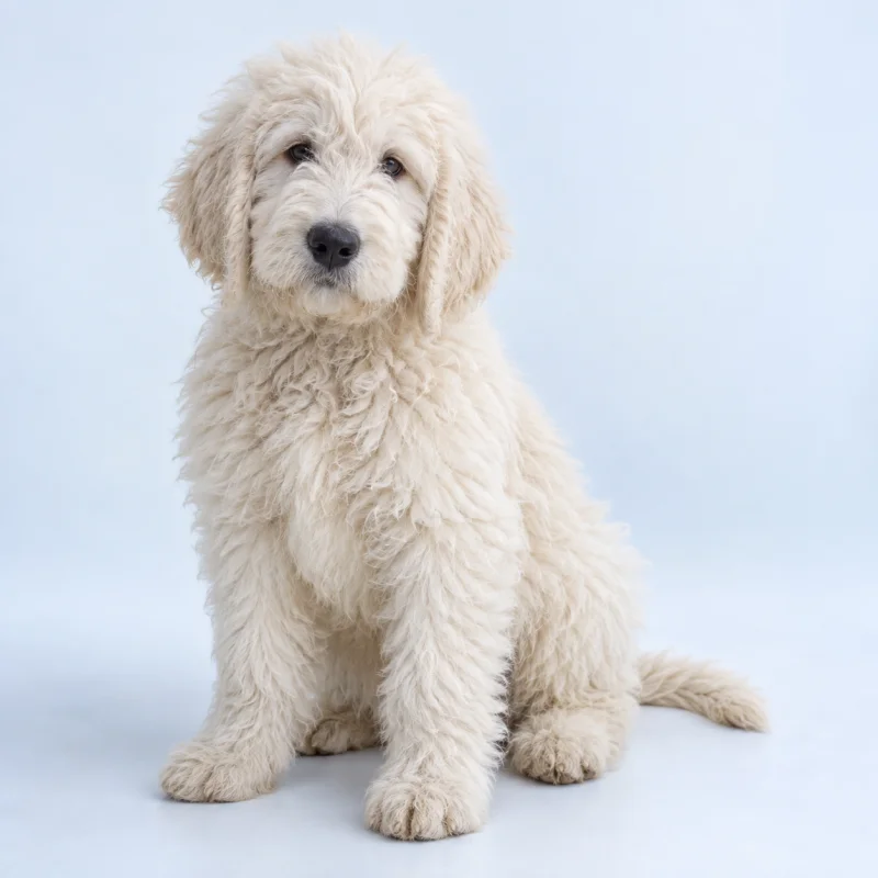Filhote de Komondor — imagem ilustrativa gerada por IA