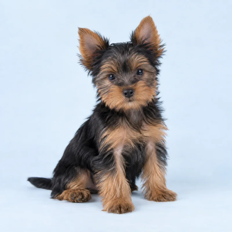 Filhote de Yorkshire Terrier — imagem ilustrativa gerada por IA